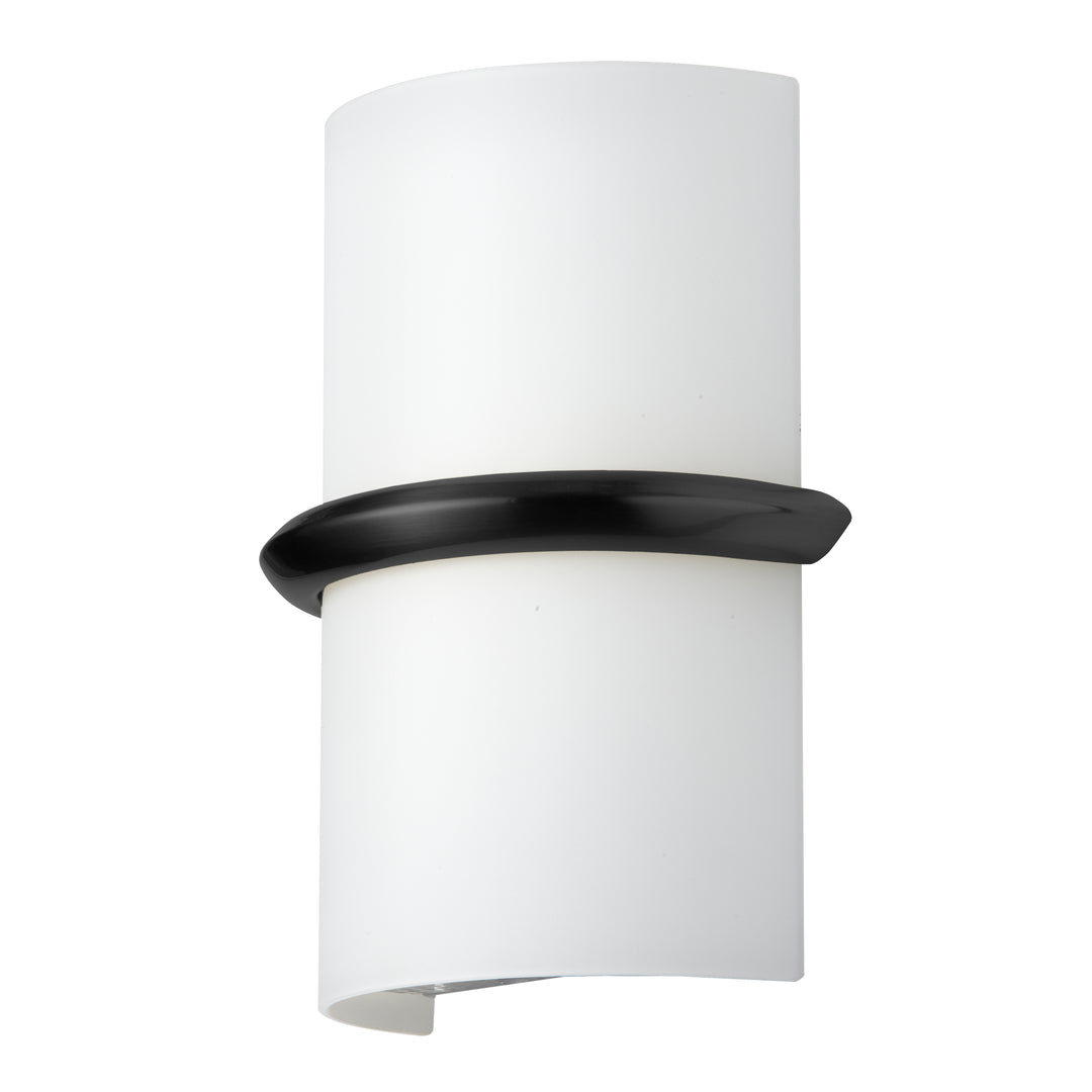 Dainolite 14W Wall Sconce, Aged Brass w/ Opal Glass