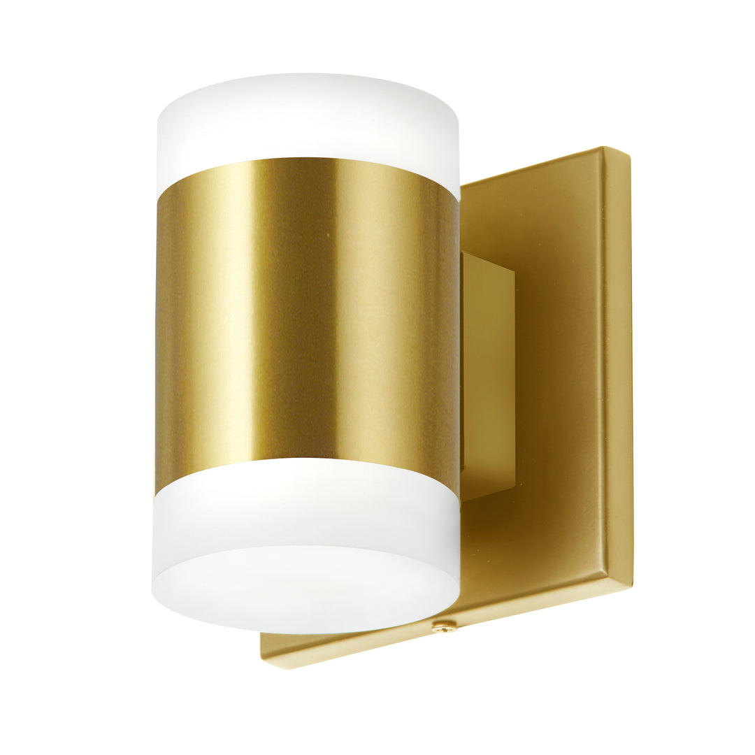 Dainolite 2 Light 14W Wall Sconce, Aged Brass