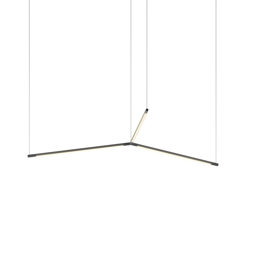 Z-Bar Pendant Medium Trio, 24"