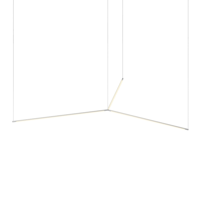 Z-Bar Pendant Medium Trio, 24"