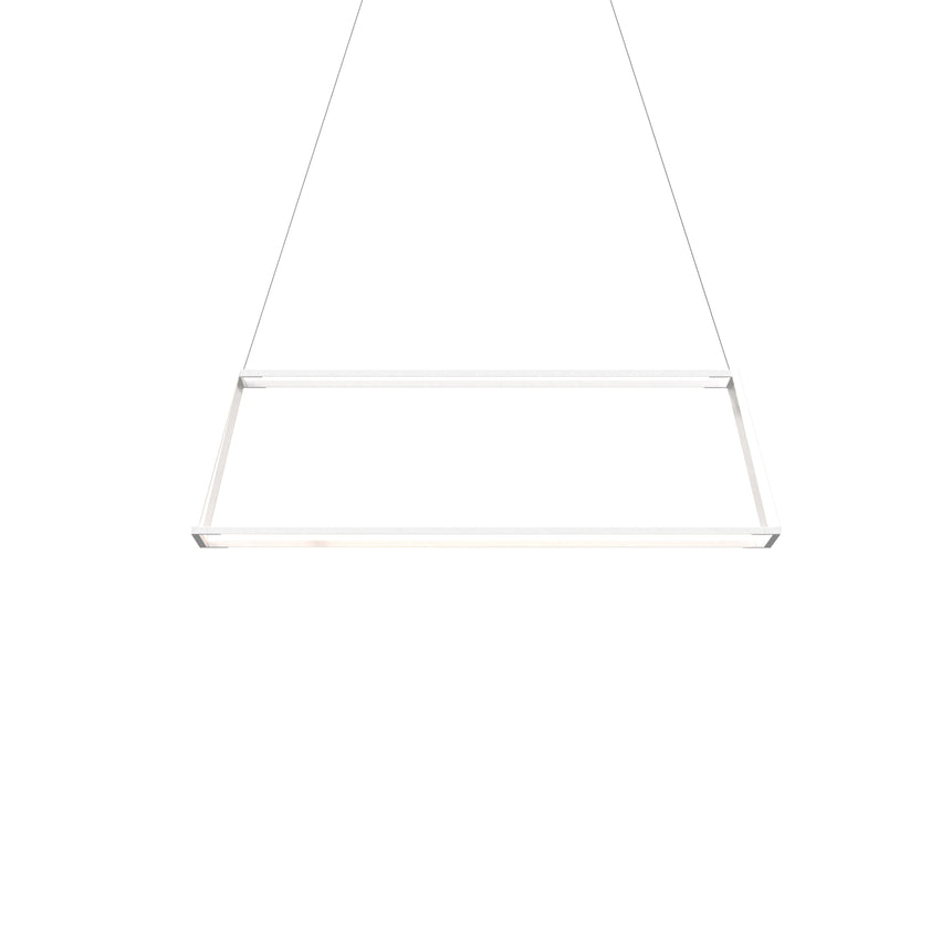 Z-Bar Pendant Rise Small Rectangle