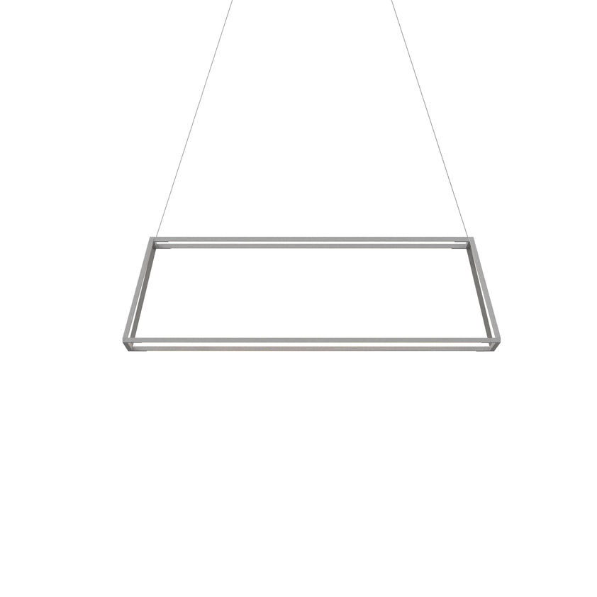 Z-Bar Pendant Rise Small Rectangle