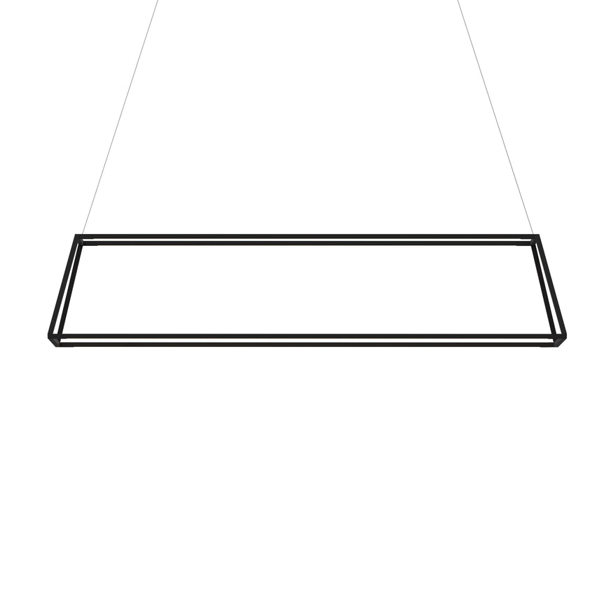 Z-Bar Pendant Rise Large Rectangle