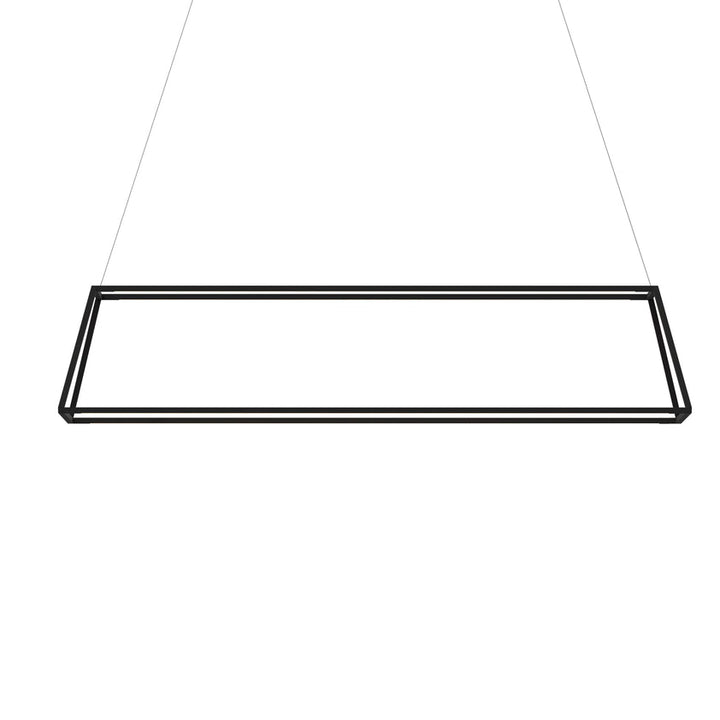 Z-Bar Pendant Rise Large Rectangle