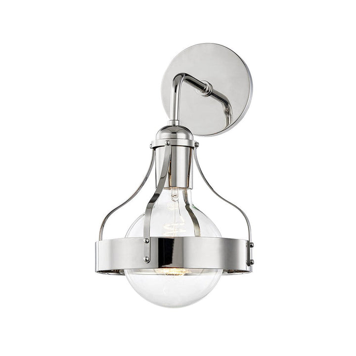 Violet Wall Sconce 13" - Polished Nickel