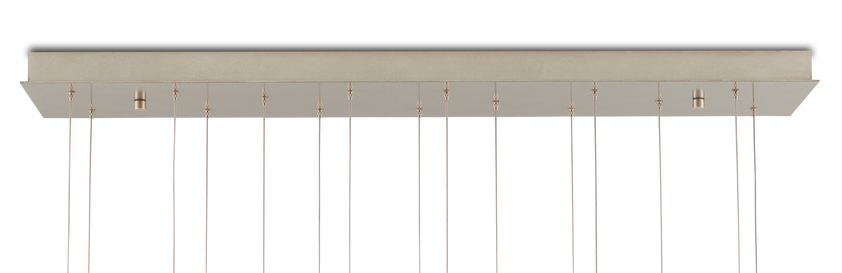 Virtu 15-Light Rectangular Multi-Drop Pendant