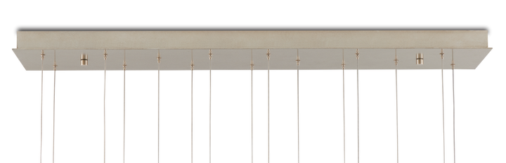 Virtu 15-Light Rectangular Multi-Drop Pendant