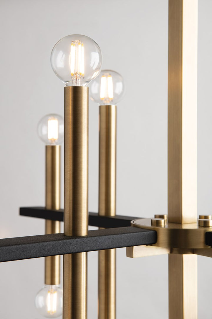 Colette Wall Sconce - Aged Brass/Dusk Black