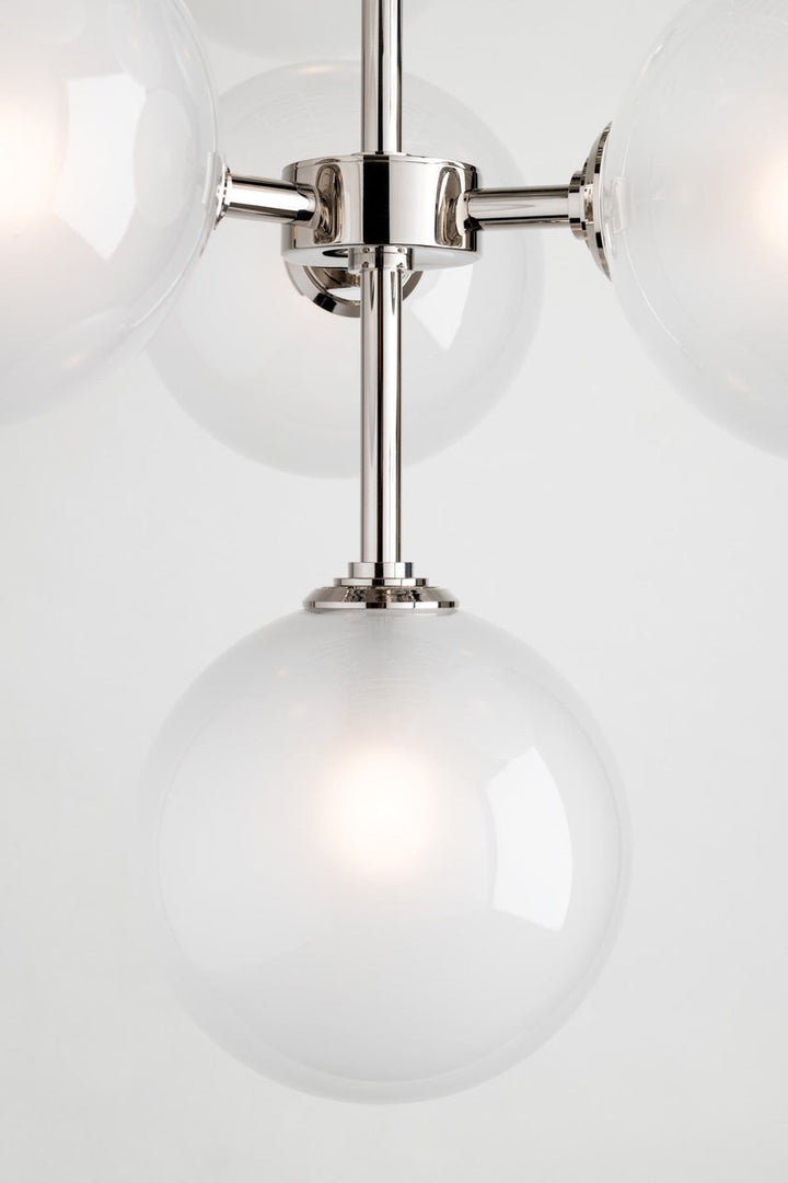 Ashleigh Semi Flush - Polished Nickel