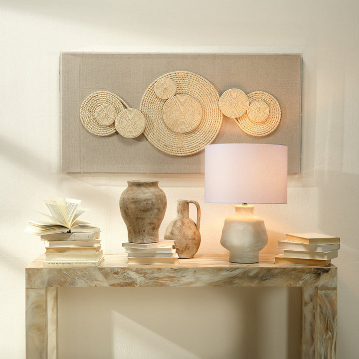 Leith Table Lamp-Eggshell