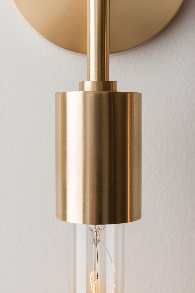 Tara Wall Sconce 23" - Aged Brass