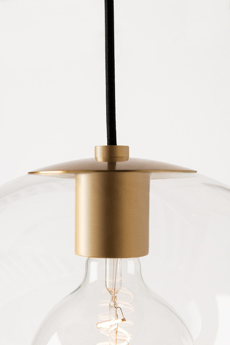 Margot Semi Flush 8" - Aged Brass