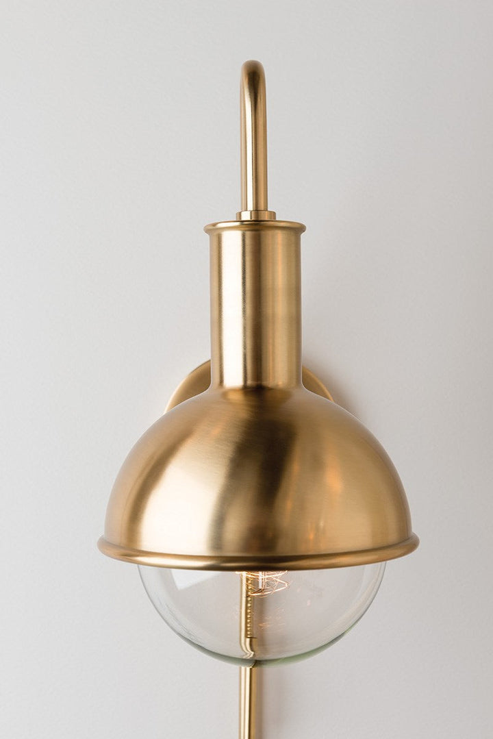 Riley Pendant 7" - Aged Brass