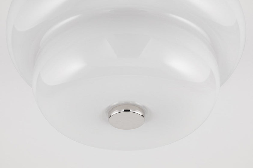 Hazel Flush Mount - Polished Nickel