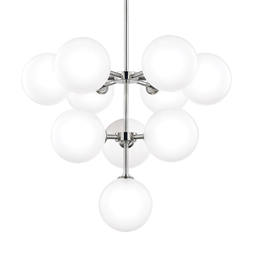 Ashleigh Chandelier - Polished Nickel