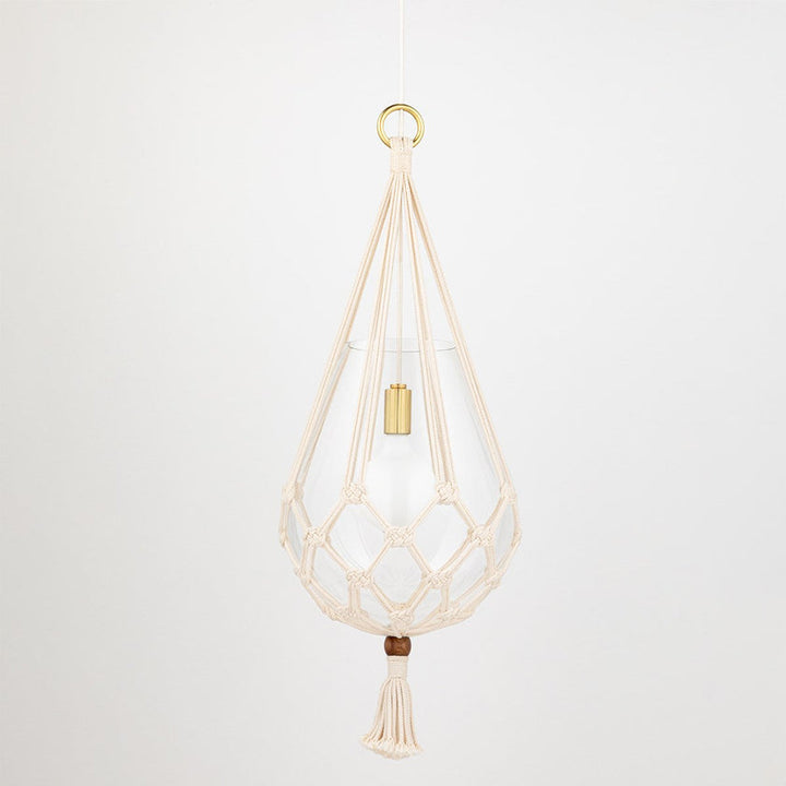 Tessa Pendant 32" - Aged Brass