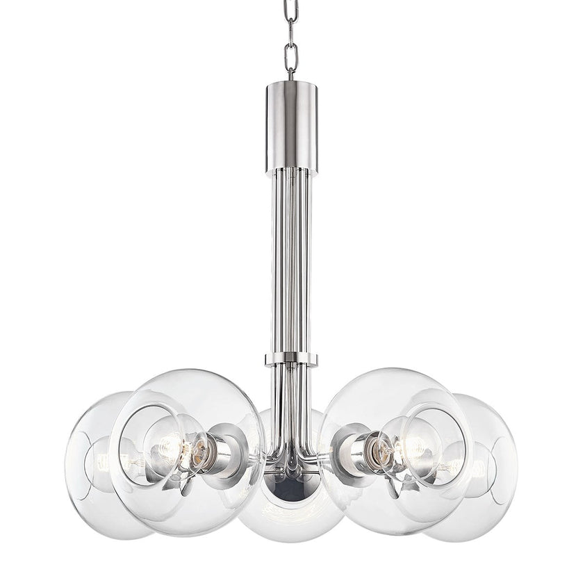 Margot Chandelier - Polished Nickel