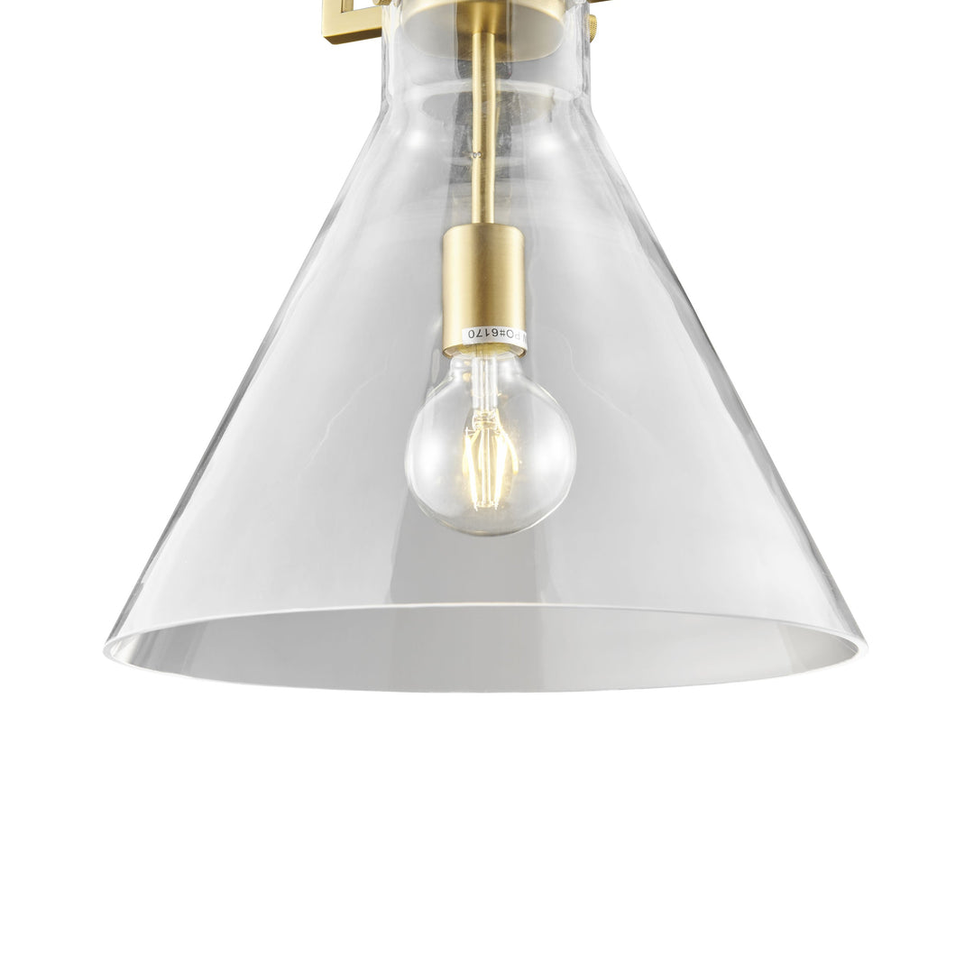 Helios Crystal & Gold LED 1 light Pendant