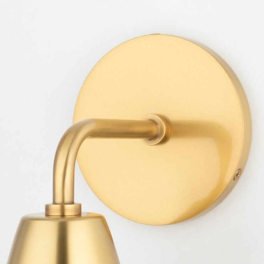 Kai Wall Sconce 10" - Aged Brass