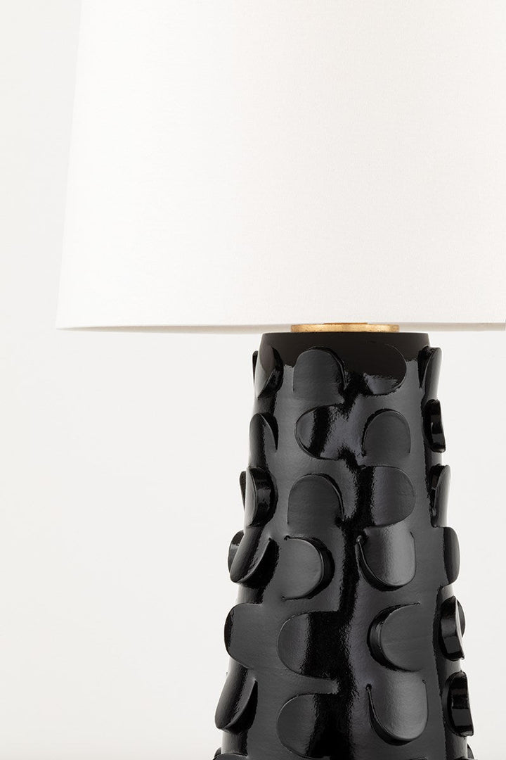 Naomi Table Lamp - Black/Gold Leaf