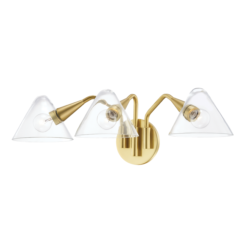 Isabella Wall Sconce 24" - Aged Brass