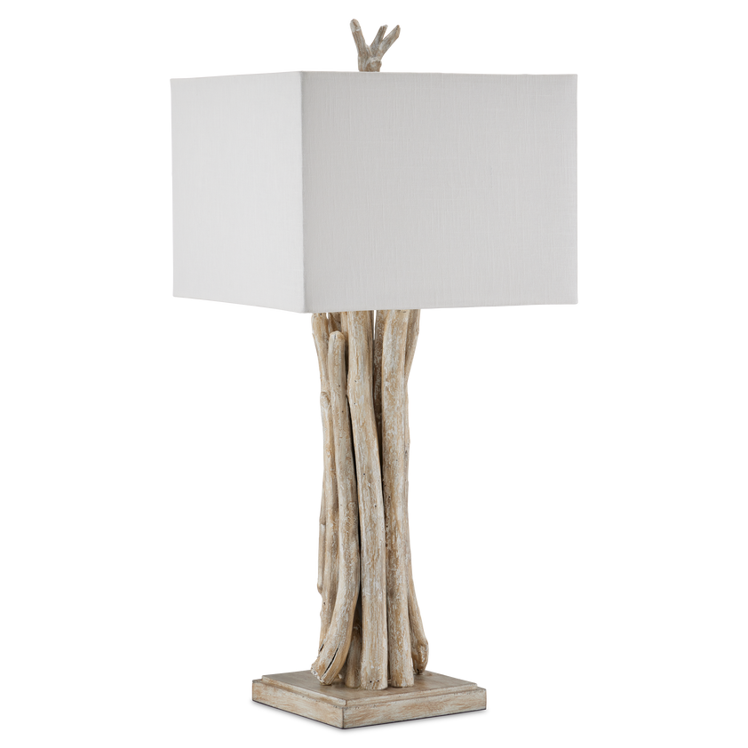 Driftwood Whitewash Table Lamp