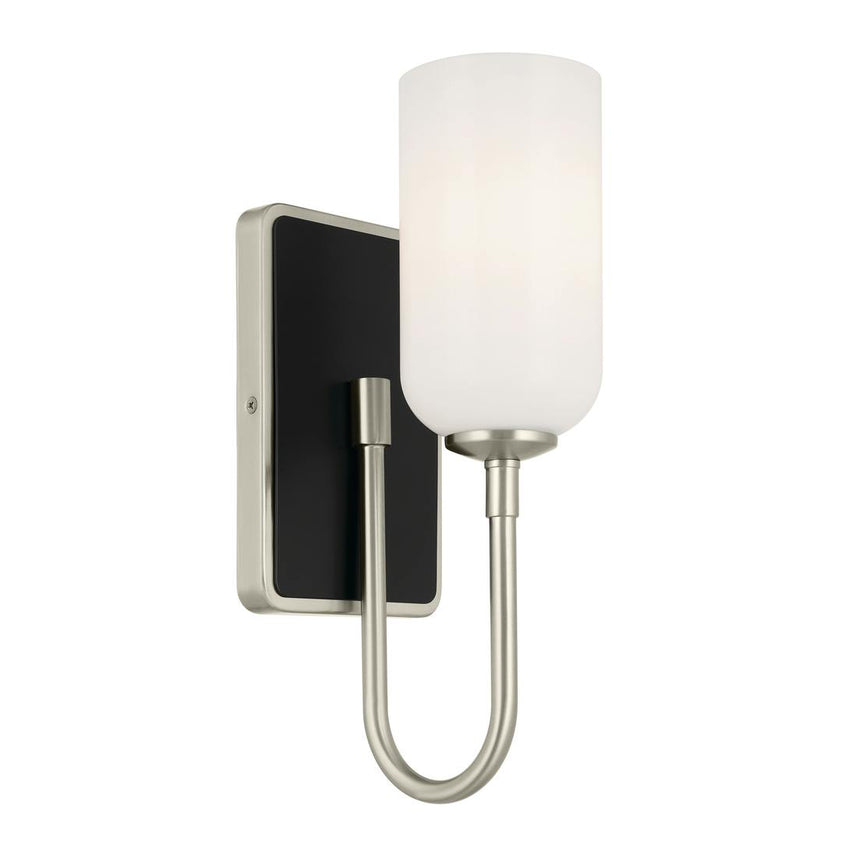 Solia Light Wall Sconce with Opal Glass