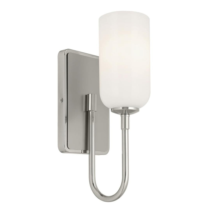 Solia Light Wall Sconce with Opal Glass