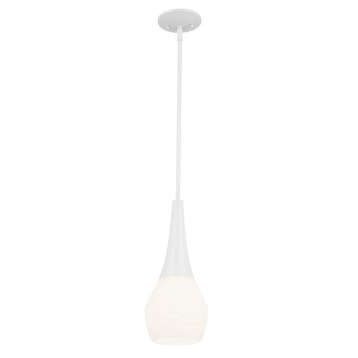 Deela Light Pendant with Satin Etched Cased Opal Glass