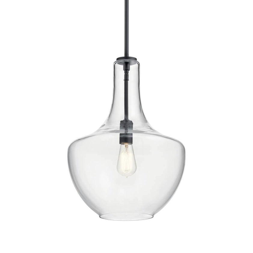 Everly Pendant - 1 Light, Clear Glass