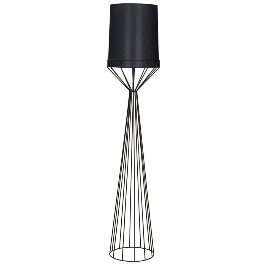 Portal Floor Lamp, A, Black Metal