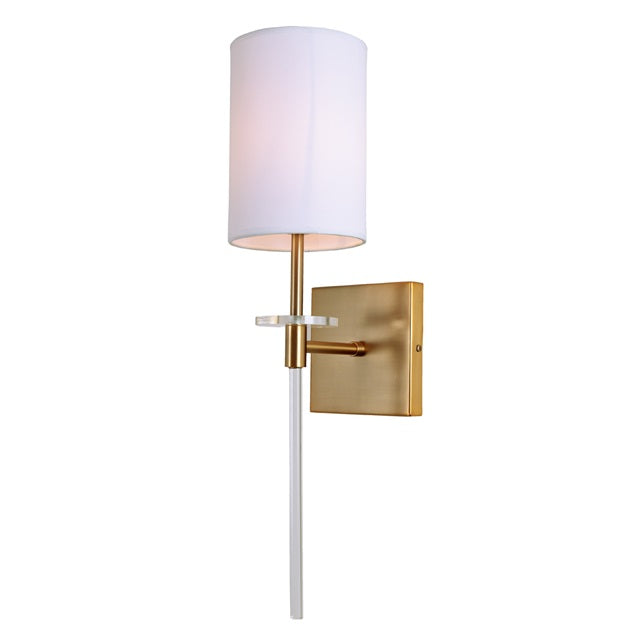 Sutton one light wall sconce