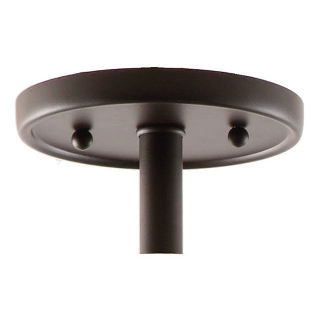 One light grand central ceiling mount oil rubbed bronze finish 7.5" Wide, antique mercury mouth blown glass medium cone shade