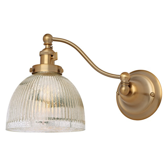 Soho one light half swing mercury Madison wall sconce