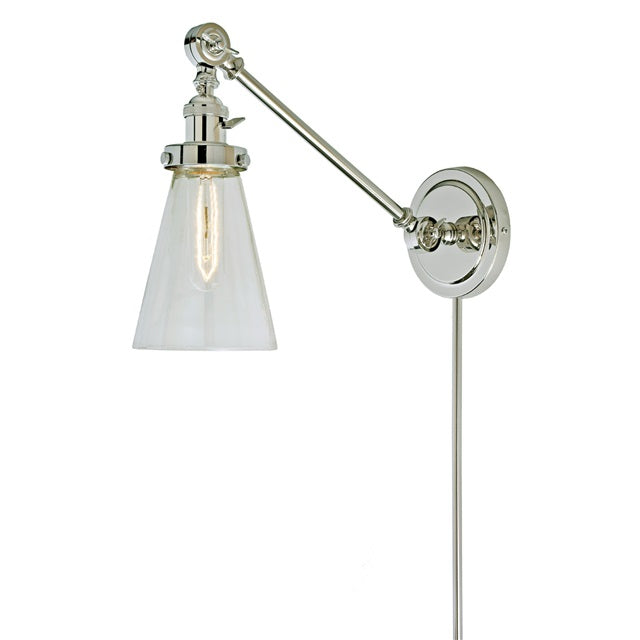 Soho one light double swivel Barclay wall sconce