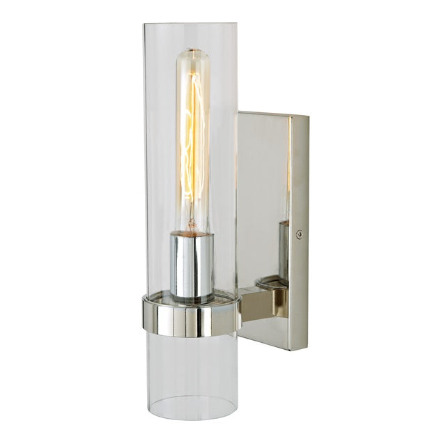 Highland One Light Tall Cylinder Tube Sconce