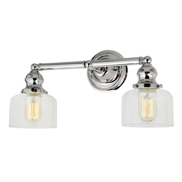 Union Square two light Shyra bathroom wall sconce