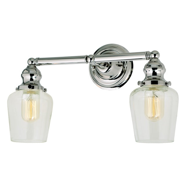 Union Square two light Liberty bathroom wall sconce