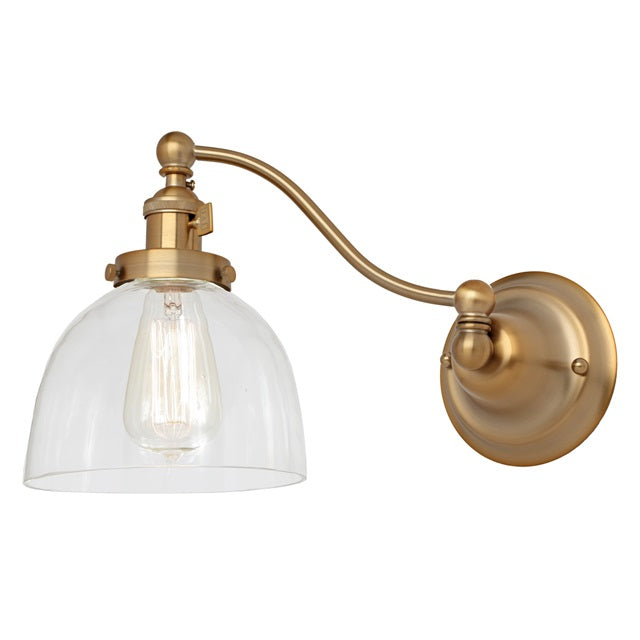 Soho one light half swing Madison wall sconce