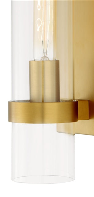 Highland One Light Tall Cylinder Tube Sconce