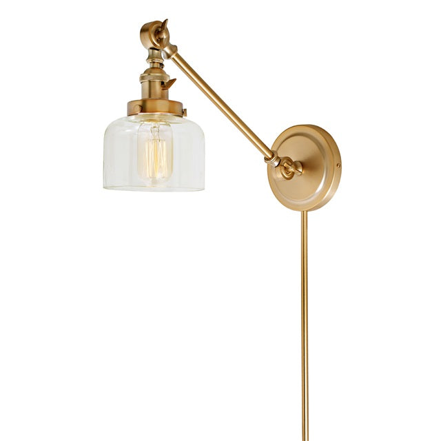 Soho one light double swivel Shyra wall sconce