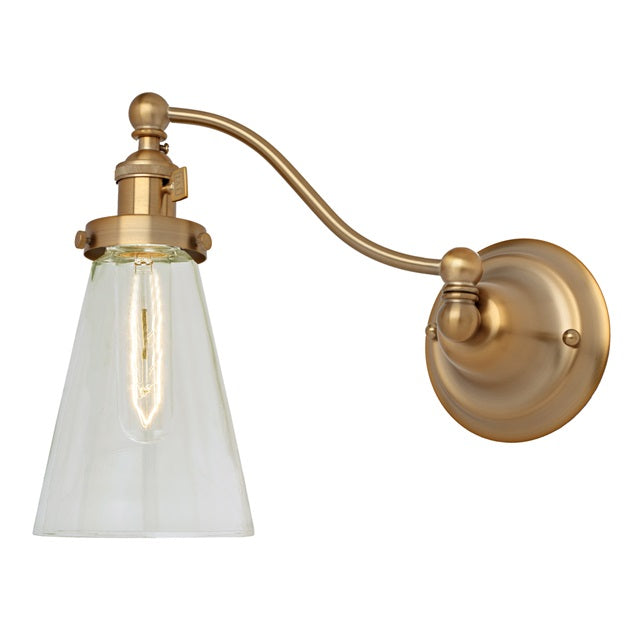 Soho one light half swing Barclay wall sconce