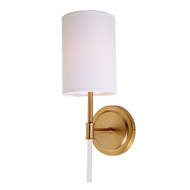 Hudson one light wall sconce