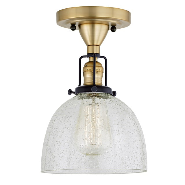 Nob Hill One Light Clear Bubble Madison Ceiling Mount