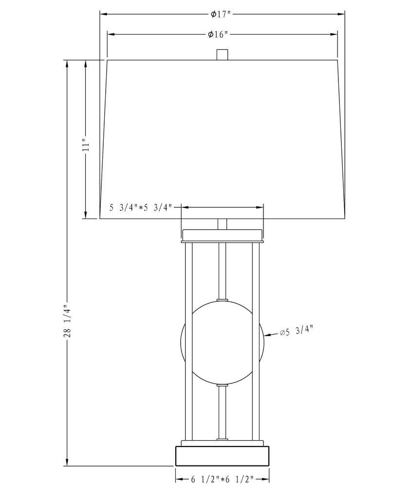 Locust Table Lamp