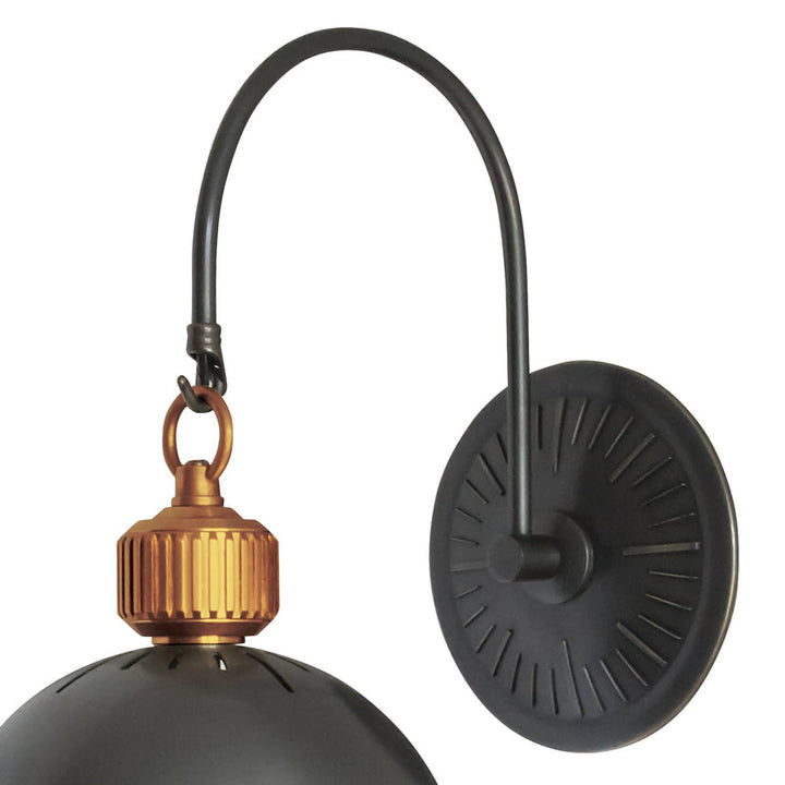 Otis Sconce - Blackened Brass and Natural Brass