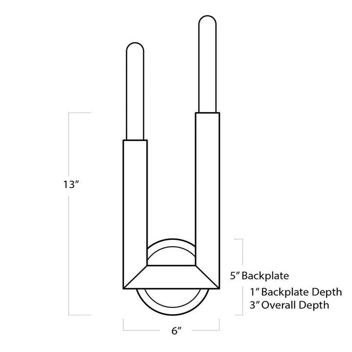 Wolfe Sconce - Polished Nickel