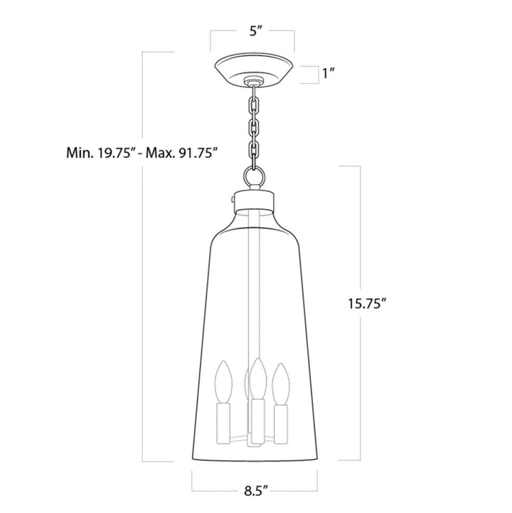 Wythe Glass Pendant