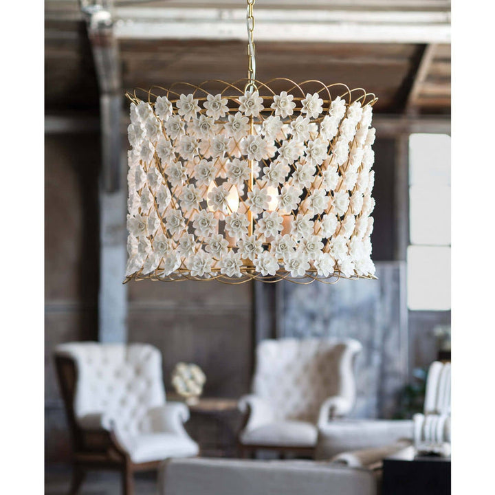 Alice Porcelain Flower Chandelier