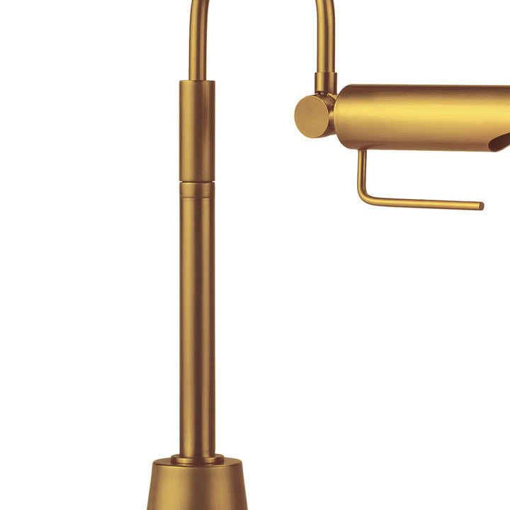 Raven Task Lamp - Natural Brass